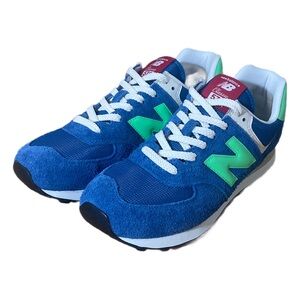 New Balance 574 *NEW* Unisex Sizing M/11 W/12.5 Blue/White/Mint